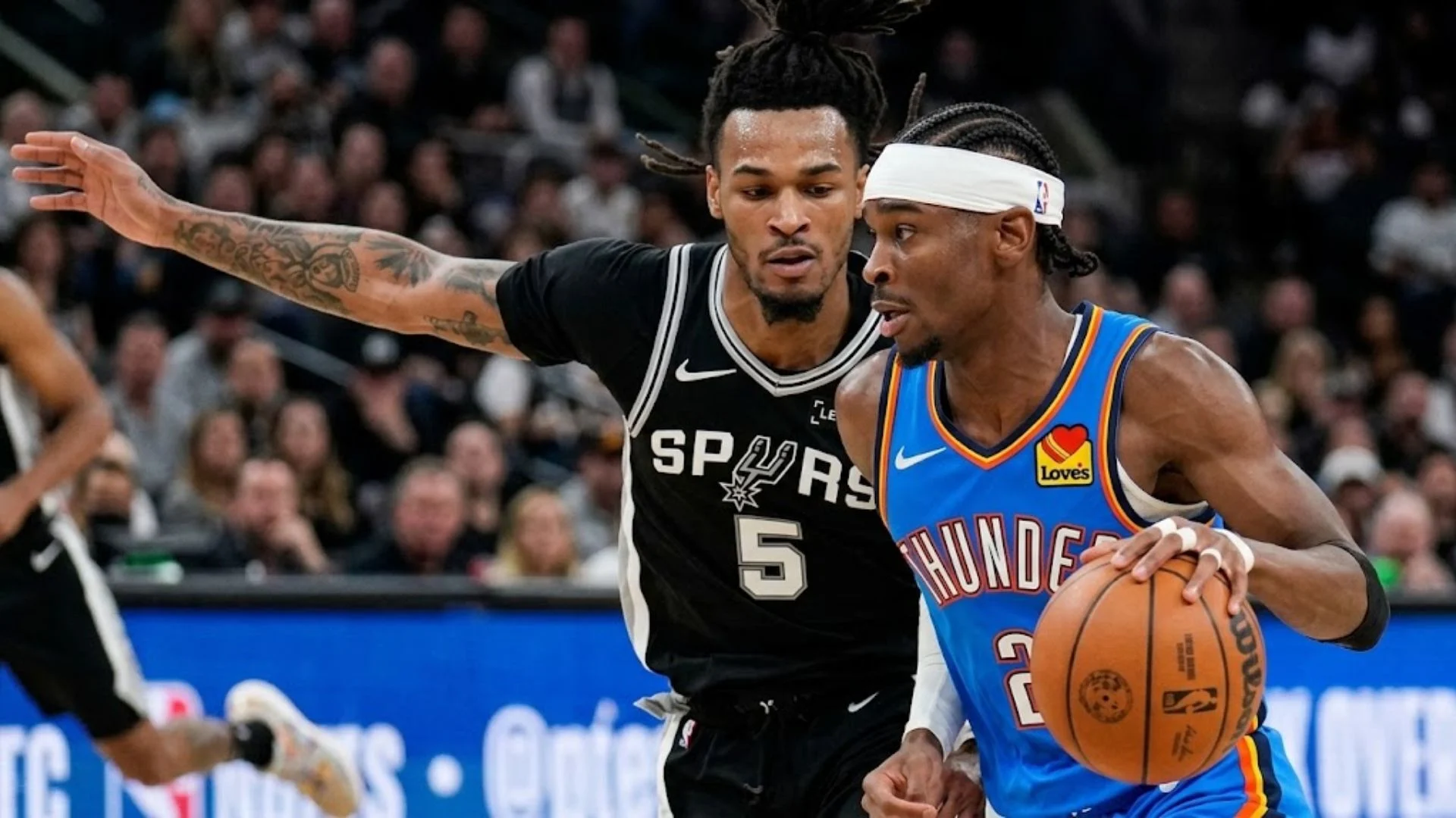 Spurs vs Thunder Match Stats and score