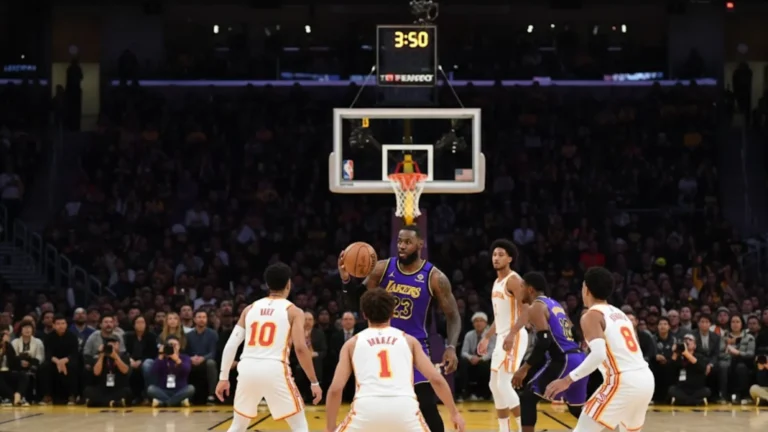 Hawks vs. Lakers match stats latest