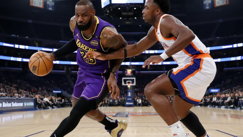 Lakers vs Knicks match stats