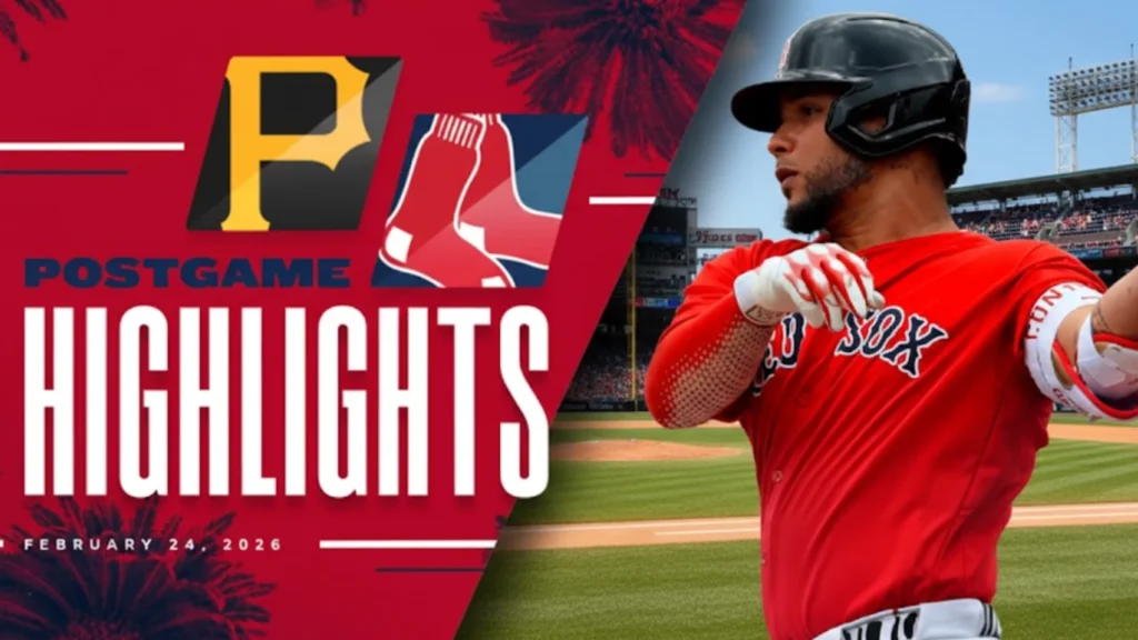 Pittsburgh Pirates vs Red Sox Match Player Stats