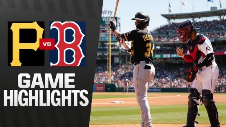 Pittsburgh Pirates vs Red Sox Match Player Stats