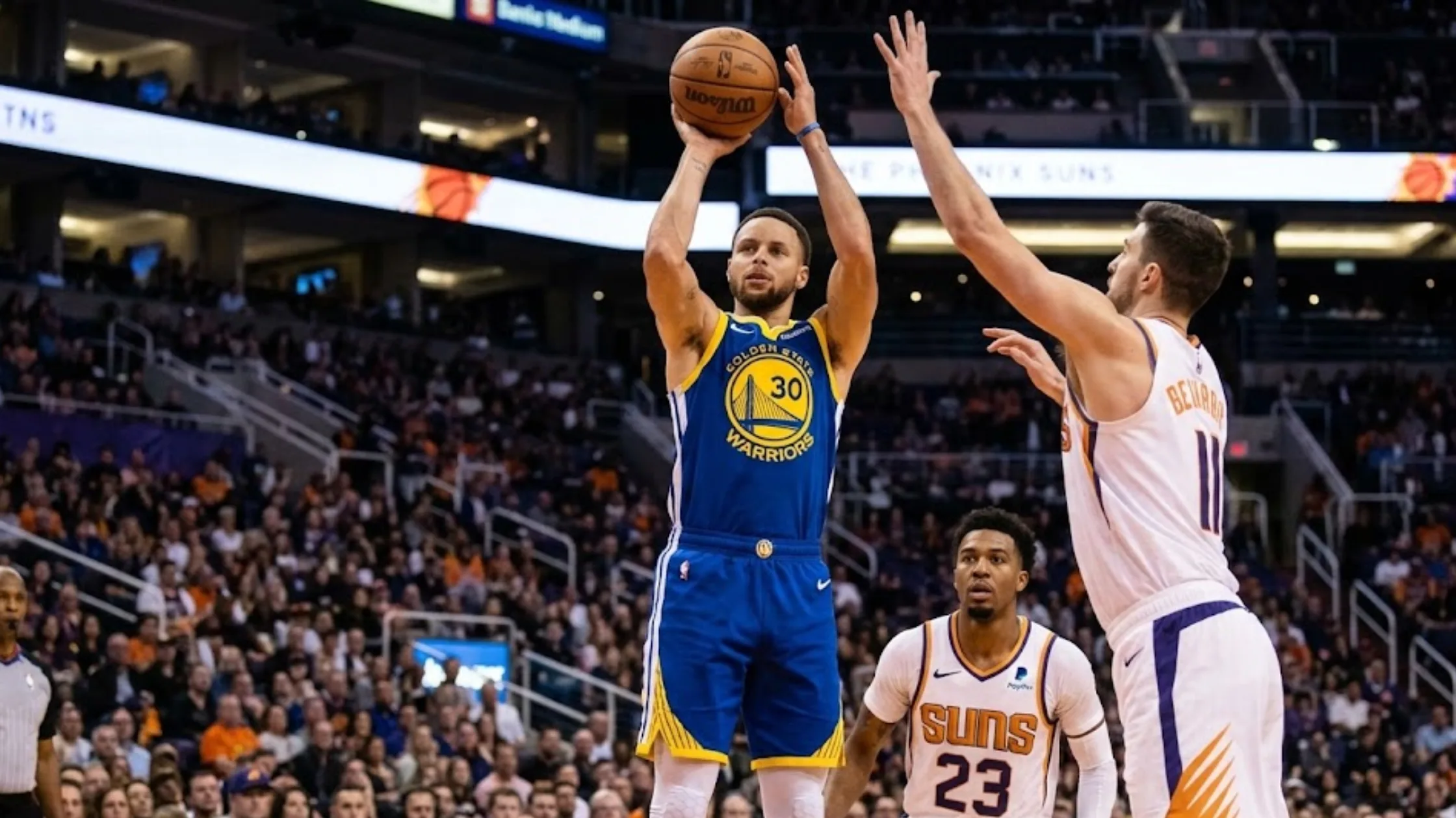 Warriors vs Suns match stats
