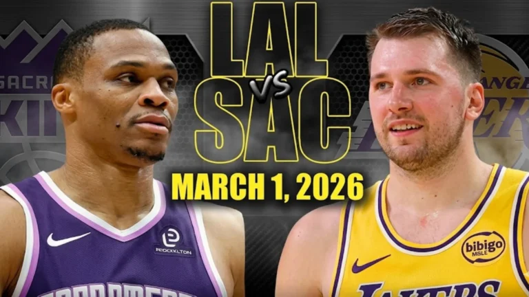 Kings vs Lakers Match Stats Latest