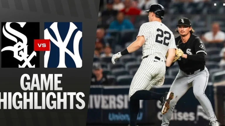 Yankees vs White Sox match stats