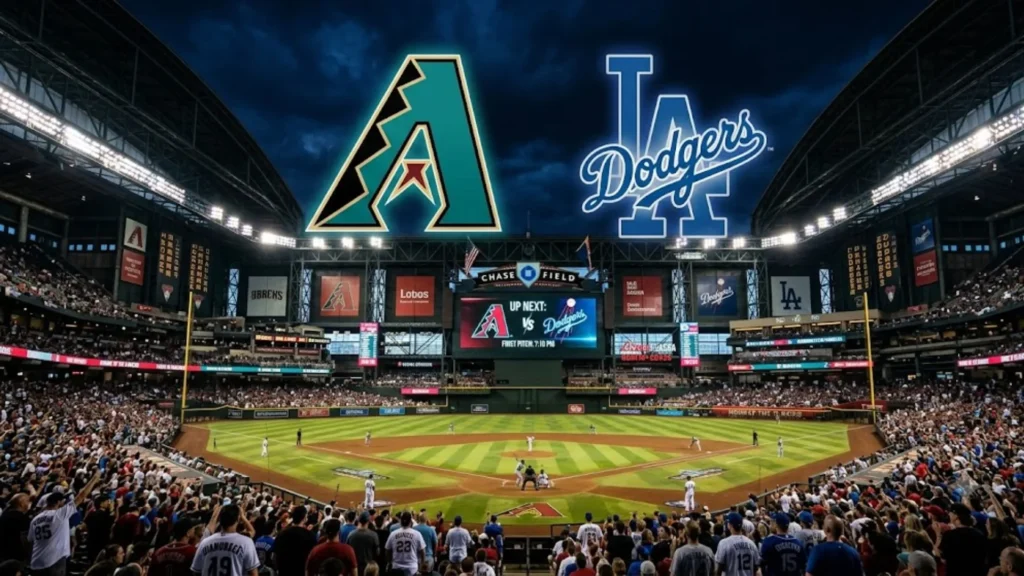 dodgers vs diamondbacks match score and stats 