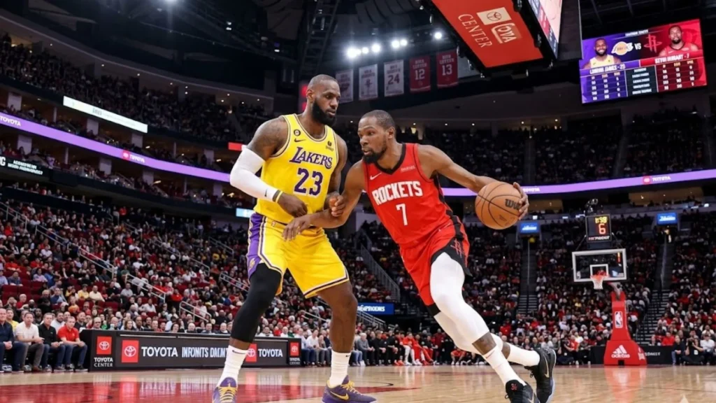 rockets vs lakers match stats