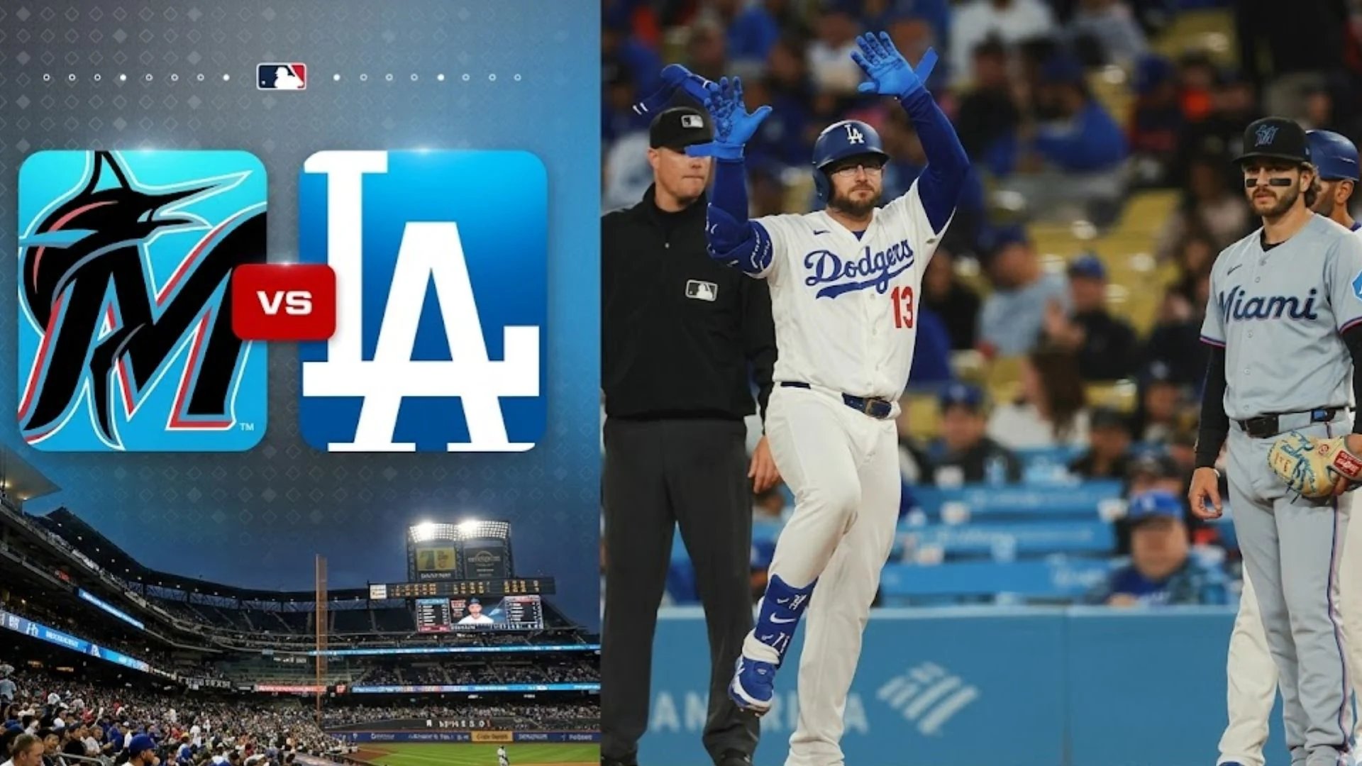 Marlins vs Dodgers Match Stats