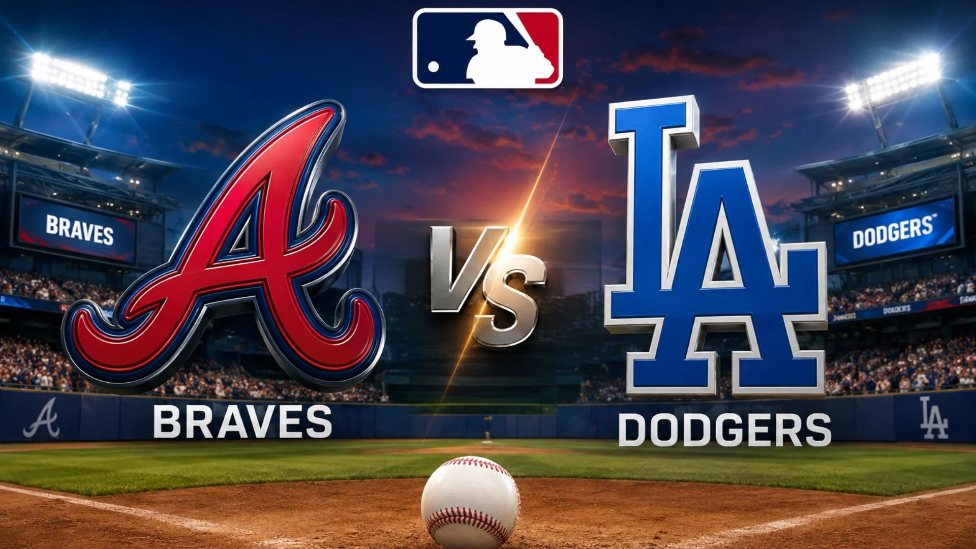 Braves vs Dodgers match score and stats