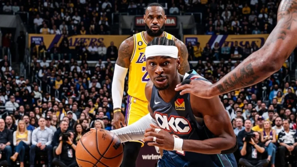 Lakers vs Thunder Match stats
