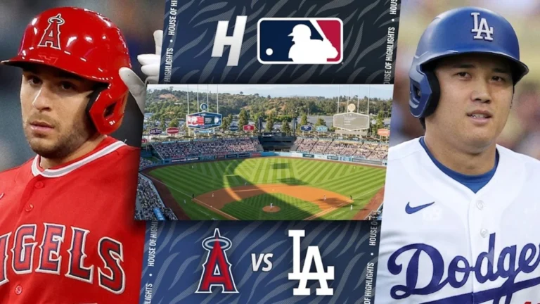 angels vs dodgers match stats