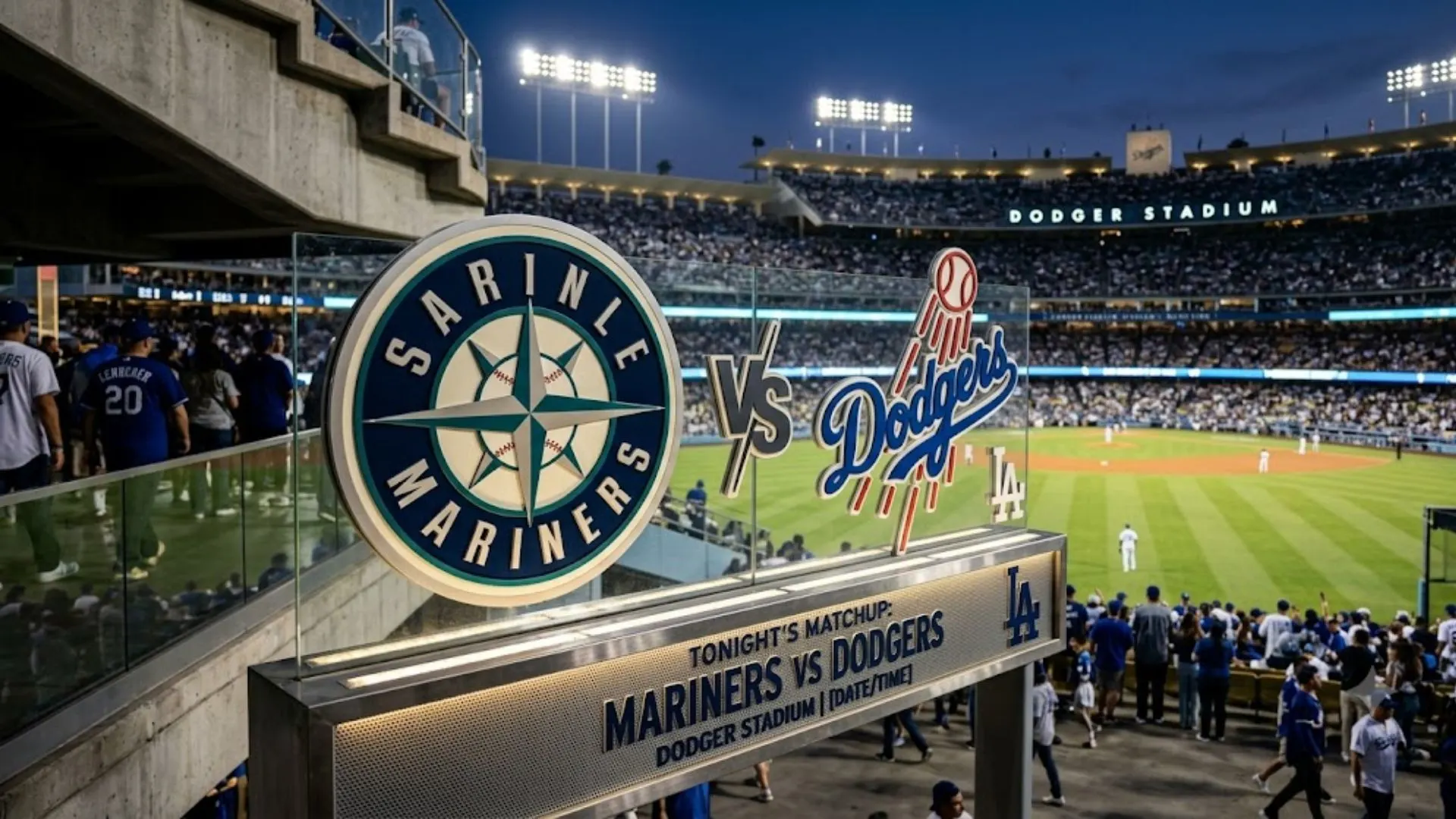 Dodgers vs Mariners match score and stats