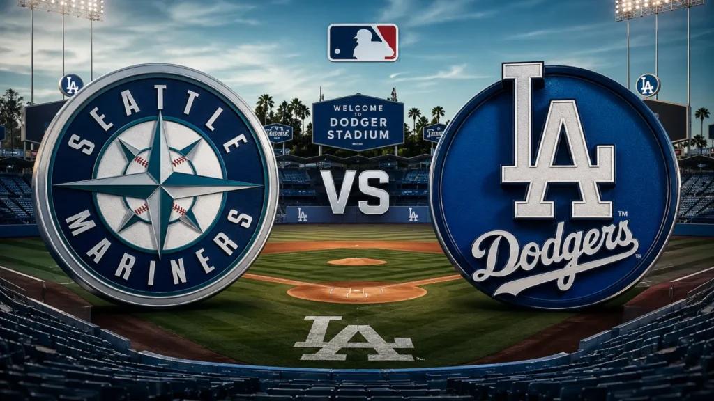 Dodgers vs Mariners match score and stats