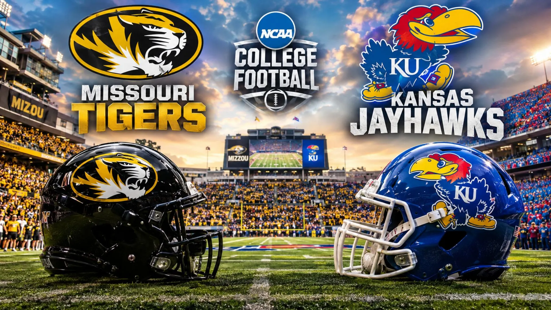 Missouri Tigers vs Kansas Jayhawks final score 38-21 on September 11, 2026, at David Booth Kansas Memorial Stadium